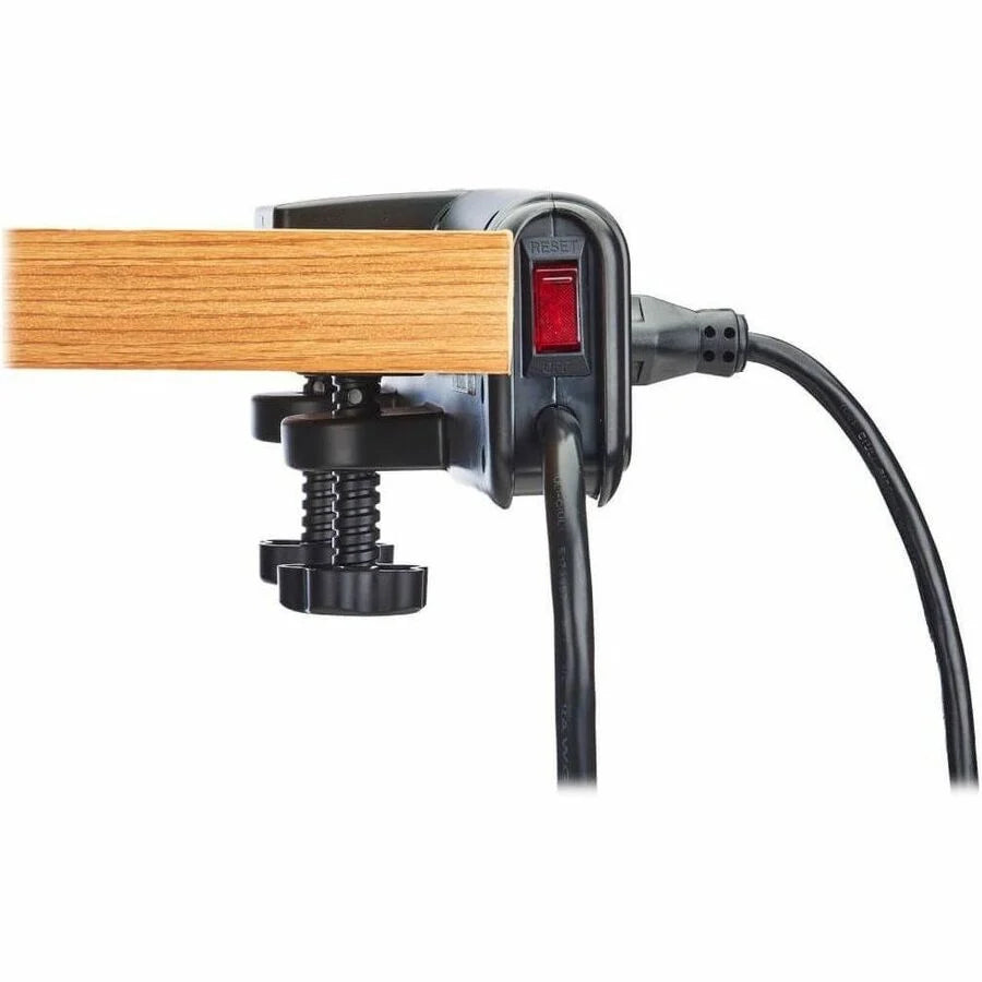 Eaton Tripp Lite Series Protect It! 6-Outlet Clamp-Mount Surge Protector, 6 ft. (1.83 m) Cord, 2100 Joules, 2 x USB Charging ports (2.1A total)