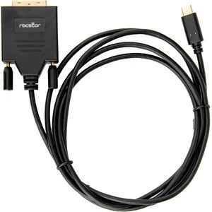 Rocstor Premium USB-C to DVI Cable - 6 ft / 2m
