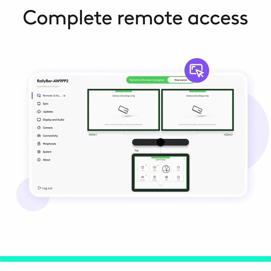 Logitech Essential for Rooms | Two Year Service Plan | Easy remote management of Meeting Rooms and Devices