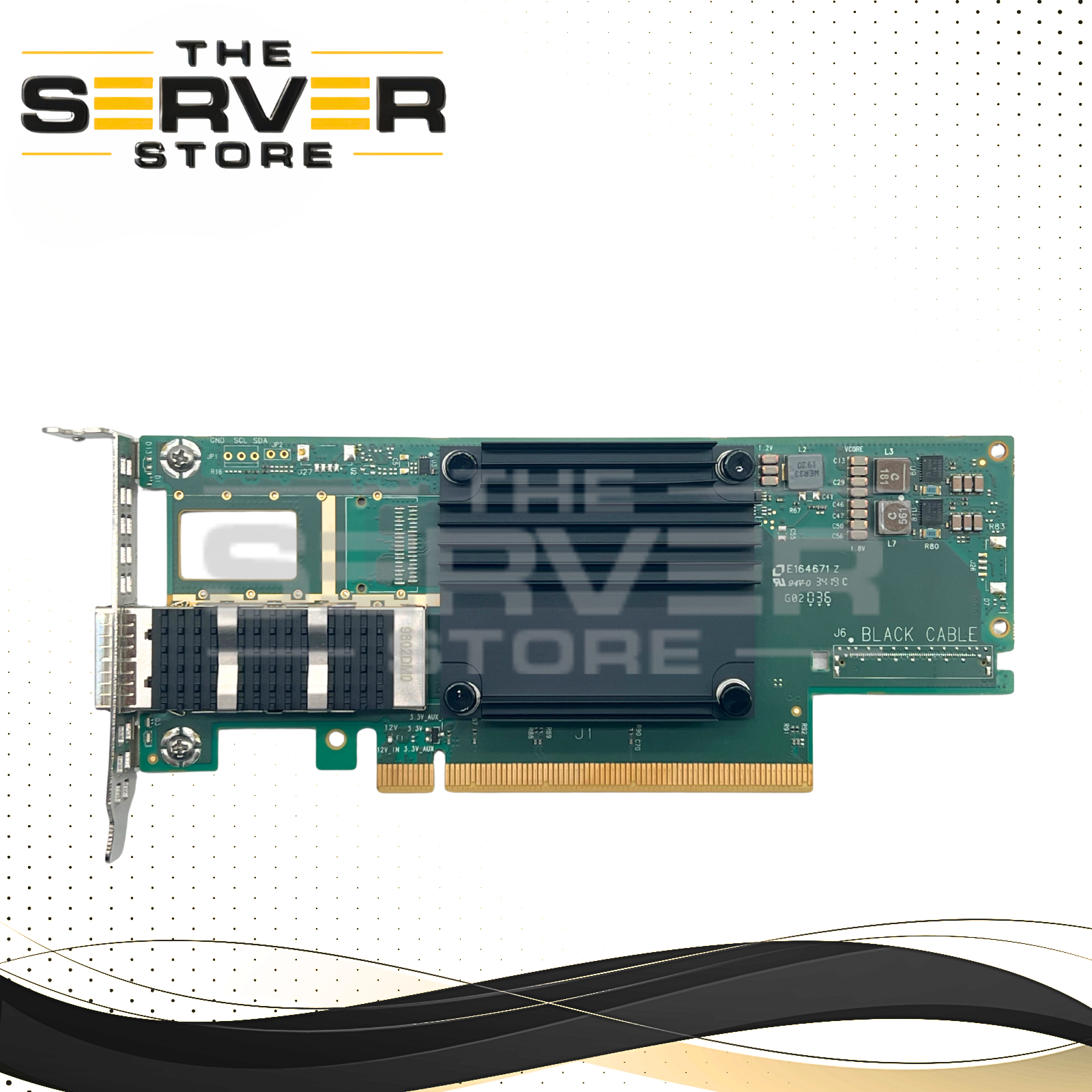 Nvidia Mellanox ConnectX-6 VPI CX653105A Single Port QSFP56 100GB EDR/HDR Network Interface Card (NIC) MCX653105A-ECAT