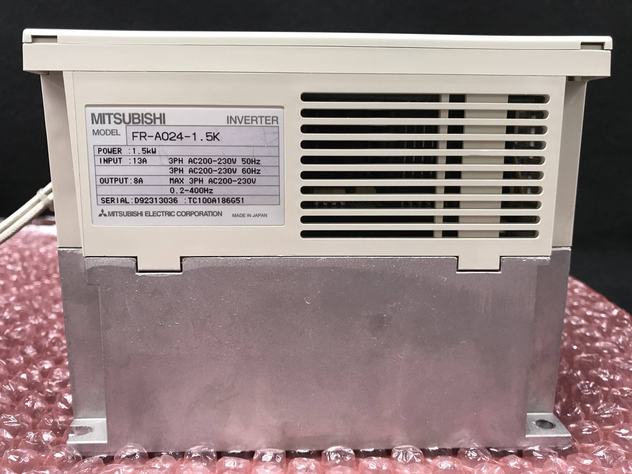 AC Inverter W/ Brake (FR-A024-1.5K/FR-ABR-2.2) Shimadzu
