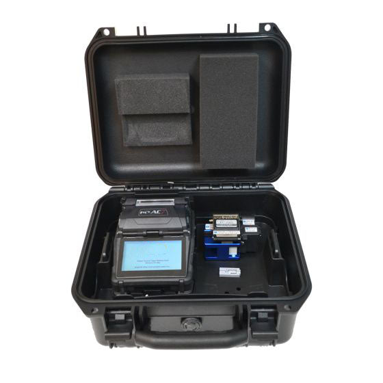 Fusion Splicer Kit AC7 Active Clad with FC6S+ Cleaver, Cheetah SOC Holder, Spare ER-17 Electrodes, Sheath Clamps