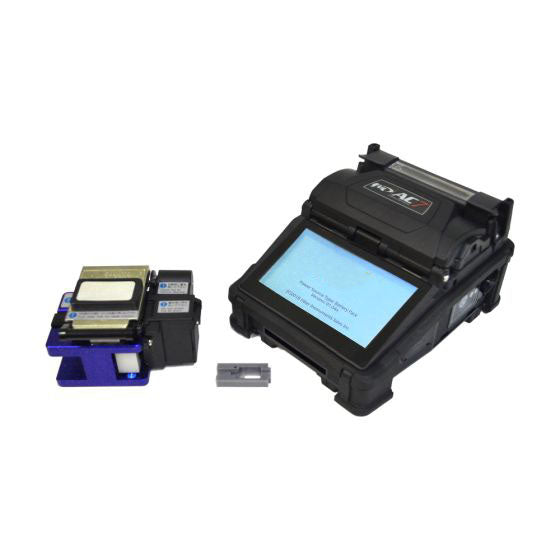 Fusion Splicer Kit AC7 Active Clad with FC6S+ Cleaver, Cheetah SOC Holder, Spare ER-17 Electrodes, Sheath Clamps