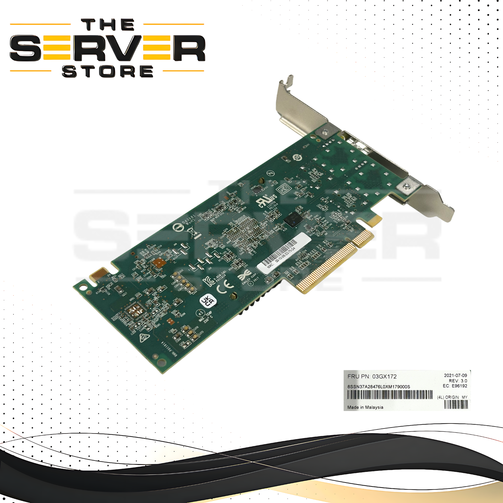 Lenovo Emulex LPe35000 Single-Port 32GB FC Low Profile PCIe HBA 03GX172