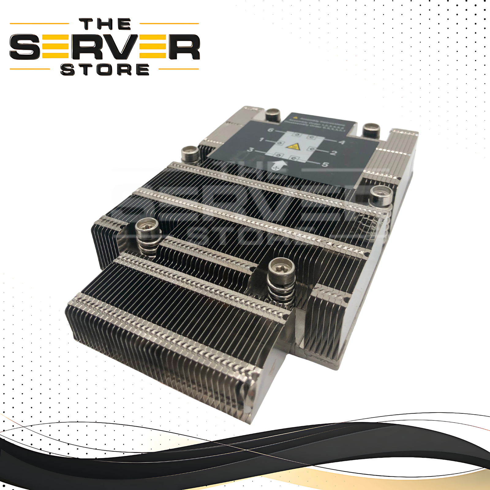 Dell PowerEdge R7625 1U High Performance CPU Heatsink Assembly 02K16D 2K16D