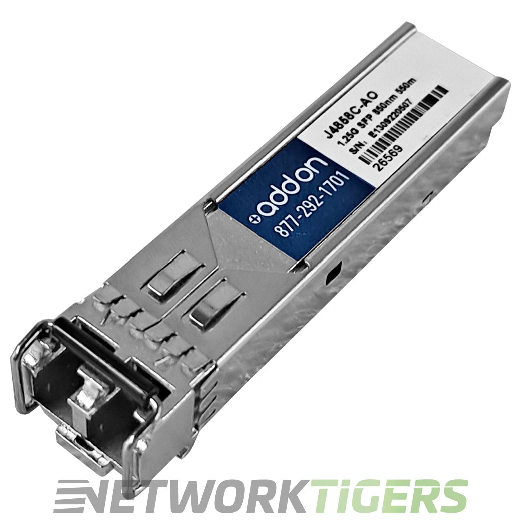 NEW Addon J4858C-AO 1GB BASE-SX MMF 1310 nm SFP Transceiver