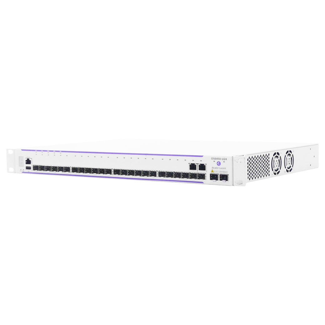 NEW Alcatel-Lucent OS6450-U24 22x 1GB SFP 2x 1GB Combo 2x 10GB SFP+ Switch