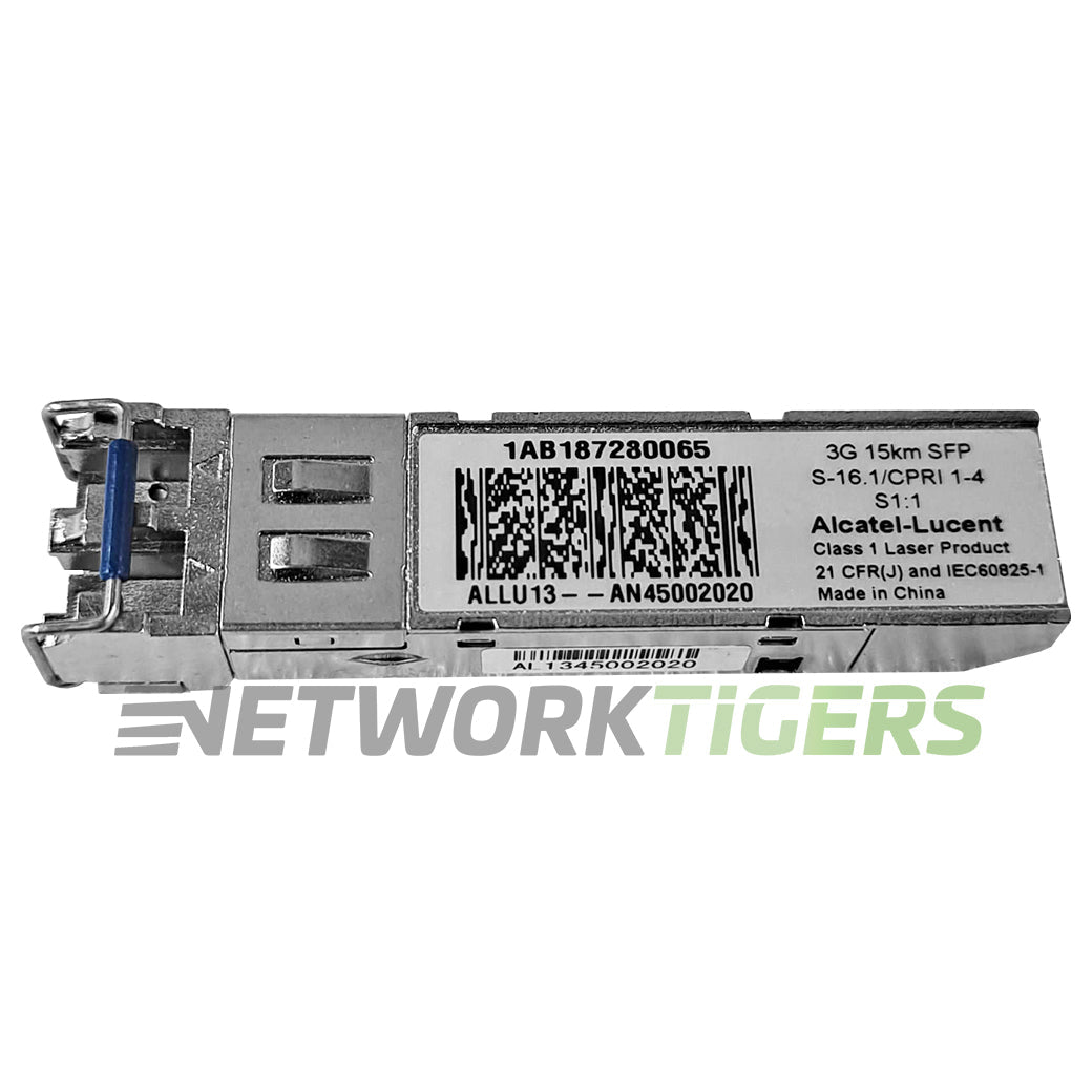 NEW Alcatel-Lucent 1AB187280065 3GB 15km S-16.1/CPRI 1-4 SFP Transceiver