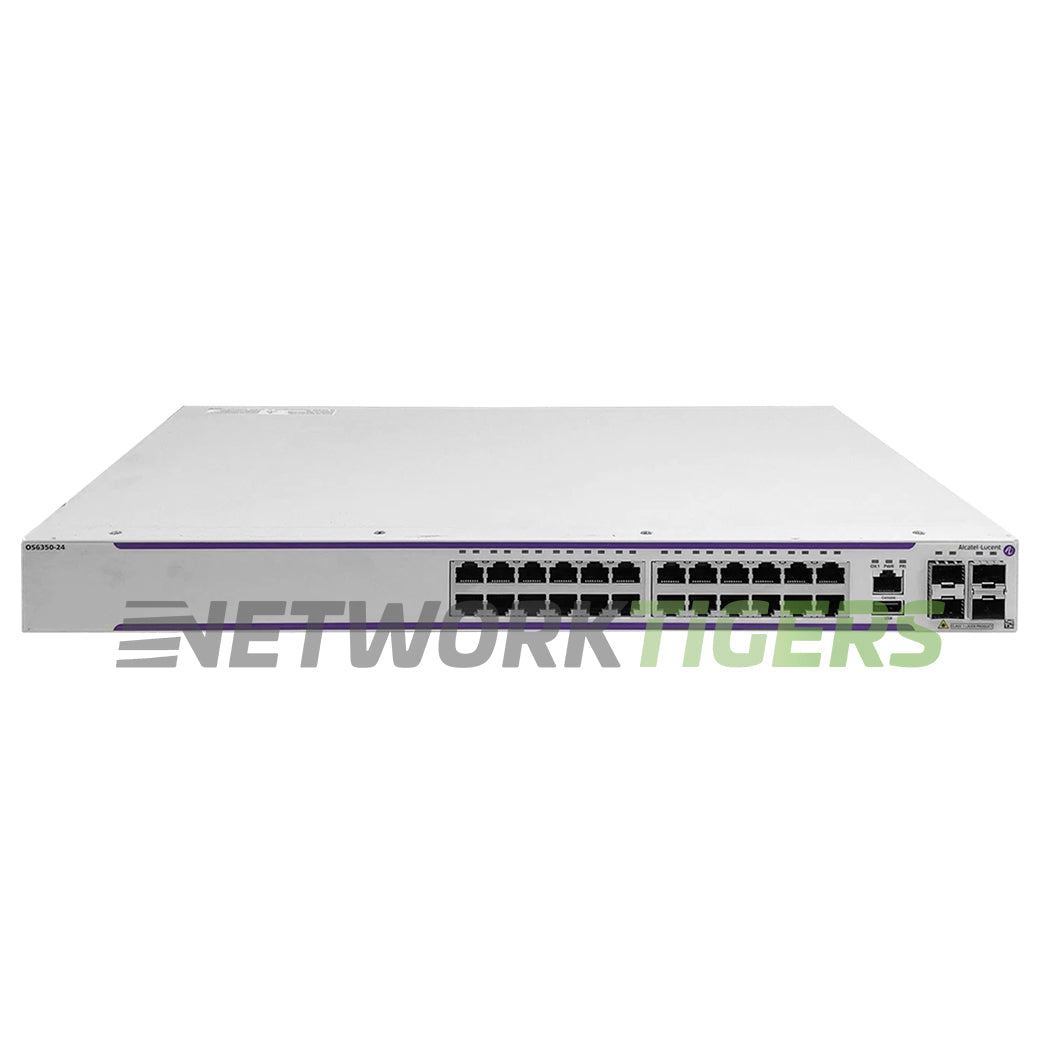 Alcatel-Lucent OS6350-24 OmniSwitch 6350 Series 24x 1GB RJ45 2x 1GB SFP Switch