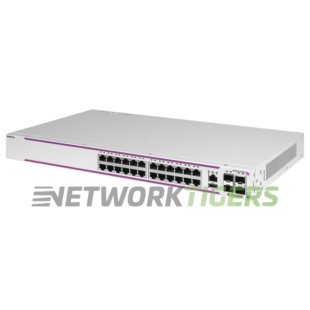 Alcatel-Lucent OS6350-24 OmniSwitch 6350 Series 24x 1GB RJ45 2x 1GB SFP Switch
