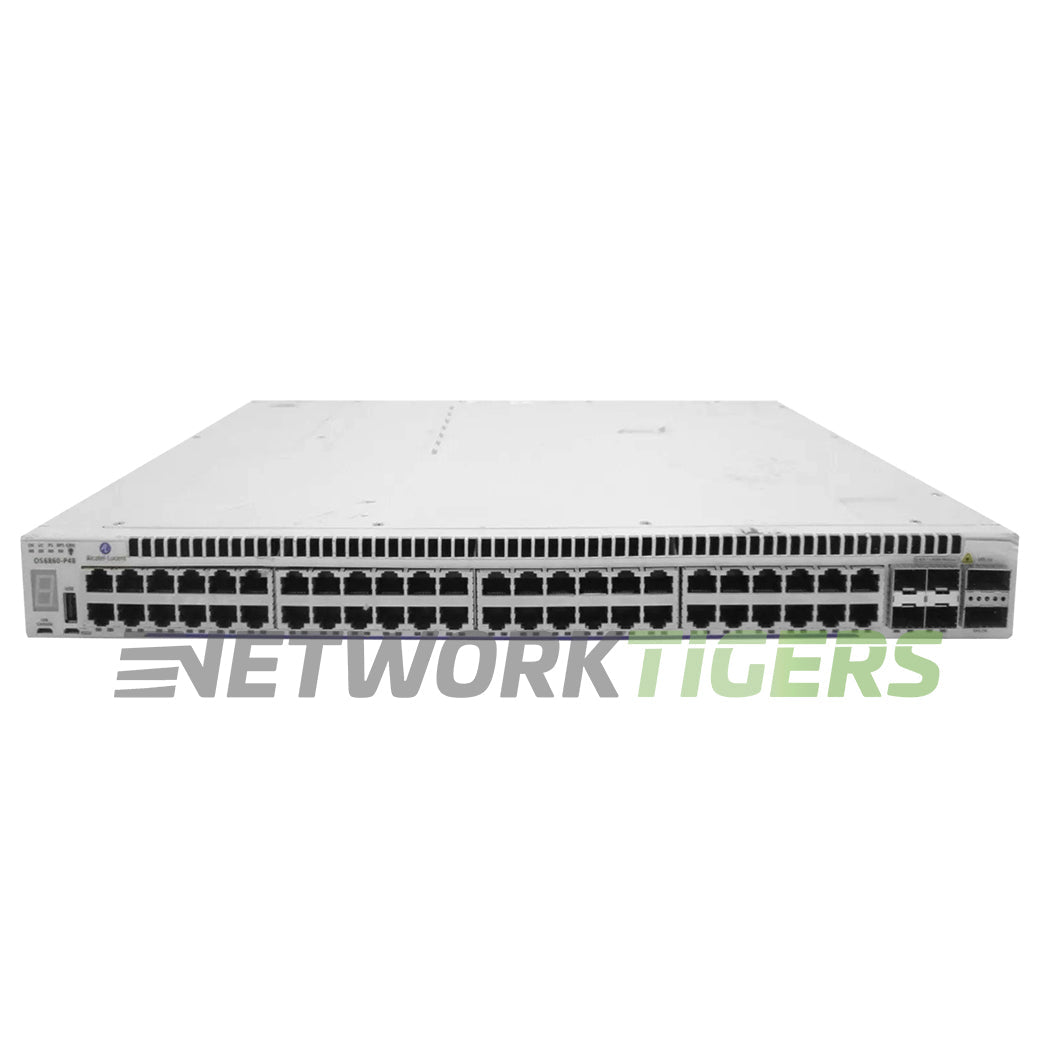 NEW Alcatel-Lucent OS6860E-P48-US 48x 1GB PoE RJ-45 4x 10GB SFP+ Switch