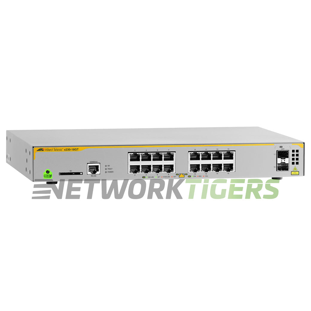 Allied Telesis AT-x230-18GT x230 Series 16x 1GB RJ45 2x 1GB SFP Switch