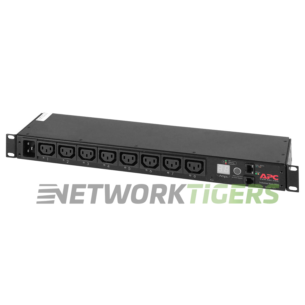APC AP7921B Switched Rack 200V,208V,230V 20A 8x IEC 60320 C13 1U PDU