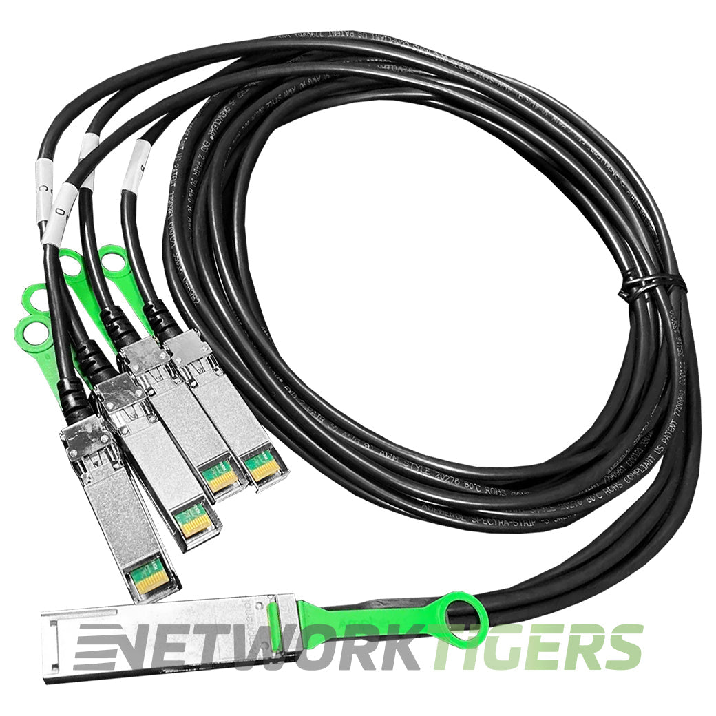 NEW Arista CAB-Q-4S-100G-2M 2m 100GB QSFP28 to 4x 25GB SFP28 DA Breakout Cable