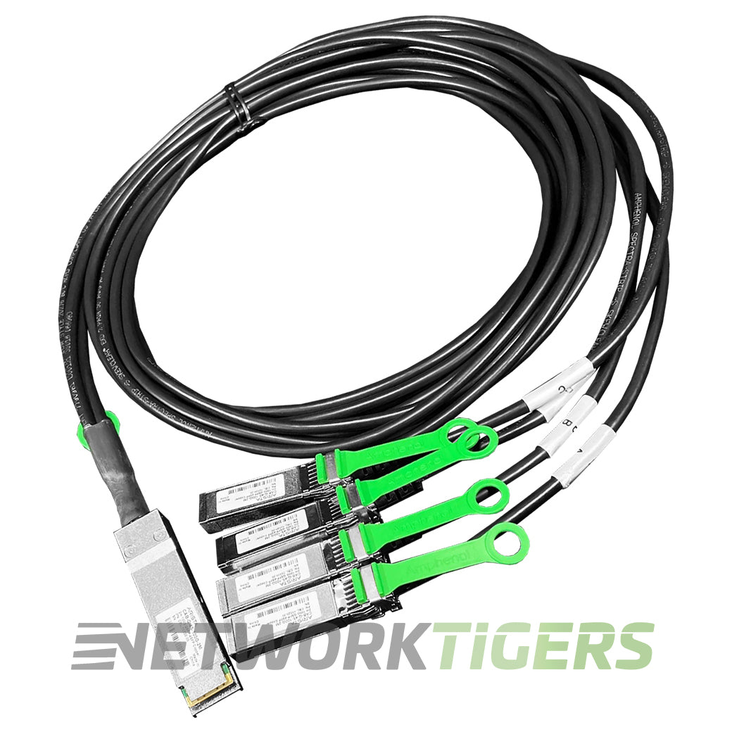 NEW Arista CAB-Q-4S-100G-2M 2m 100GB QSFP28 to 4x 25GB SFP28 DA Breakout Cable