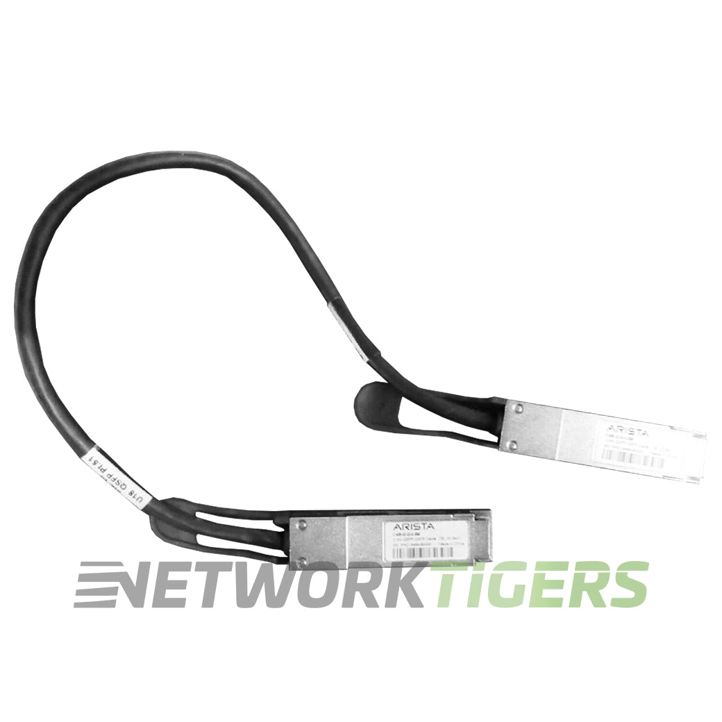 NEW Arista CAB-Q-Q-0.5M 0.5m 40GB QSFP+ Direct Attach Copper Cable