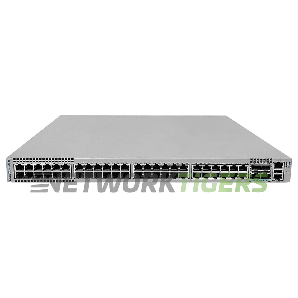 Arista DCS-7010TX-48-F 48x 1GB RJ45 4x 25GB SFP28 Front-to-Back Airflow Switch