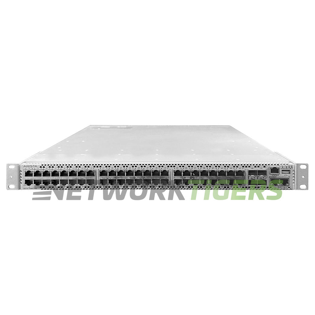 NEW Arista DCS-7048T-4S-F 48x 1GB RJ45 4x 10GB SFP+ Front-to-Back Air Switch