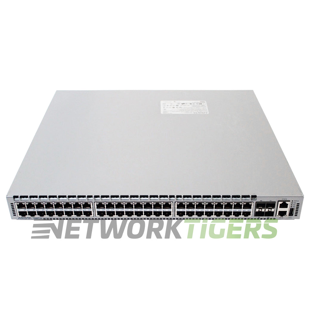 NEW Arista DCS-7048T-A-F 48x 1GB RJ45 4x 10GB SFP+ Front-to-Back Airflow Switch