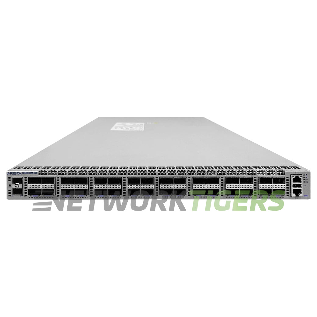 Arista DCS-7050CX3M-32S-F 32x 100GB QSFP28 2x 10GB SFP+ F-B Air MACsec Switch