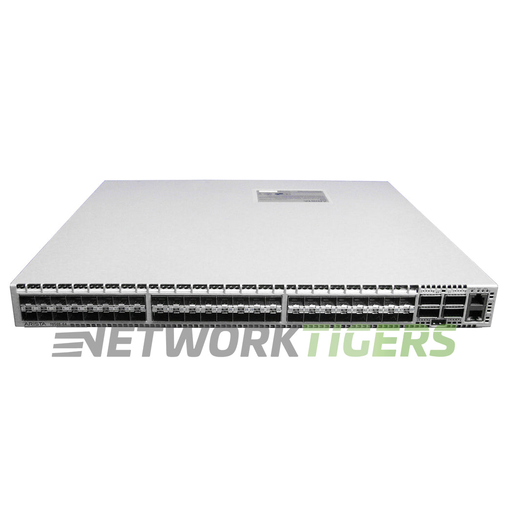 NEW Arista DCS-7050S-64-F 48x 10GB SFP+ 4x 40GB QSFP+ Front-to-Back Air Switch