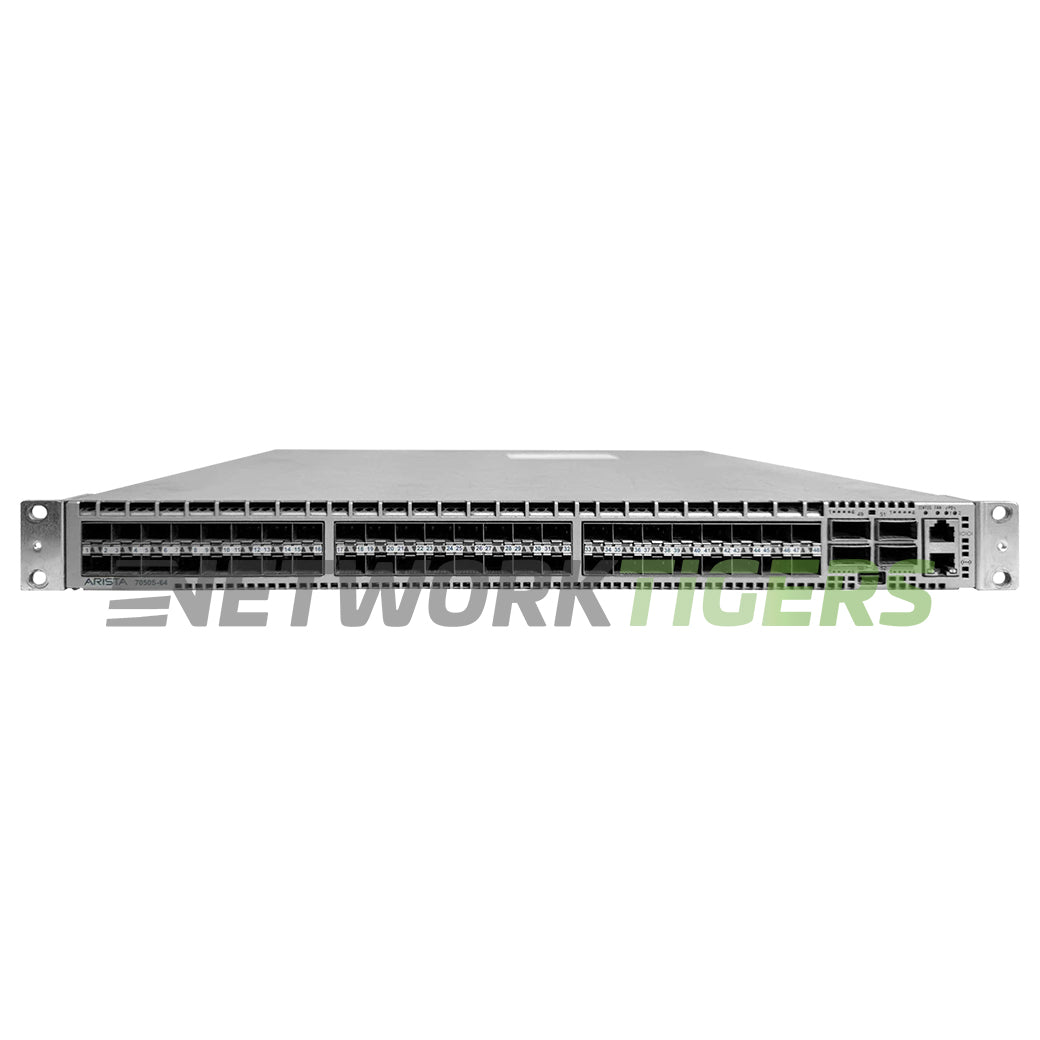 NEW Arista DCS-7050S-64-R 48x 10GB SFP+ 4x 40GB QSFP+ Back-to-Front Air Switch