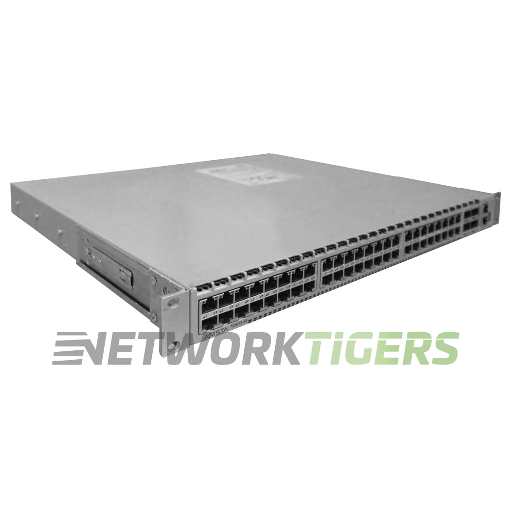 NEW Arista DCS-7050T-64-F 48x 10GB Copper 4x 40GB QSFP+ Front-to-Back Air Switch