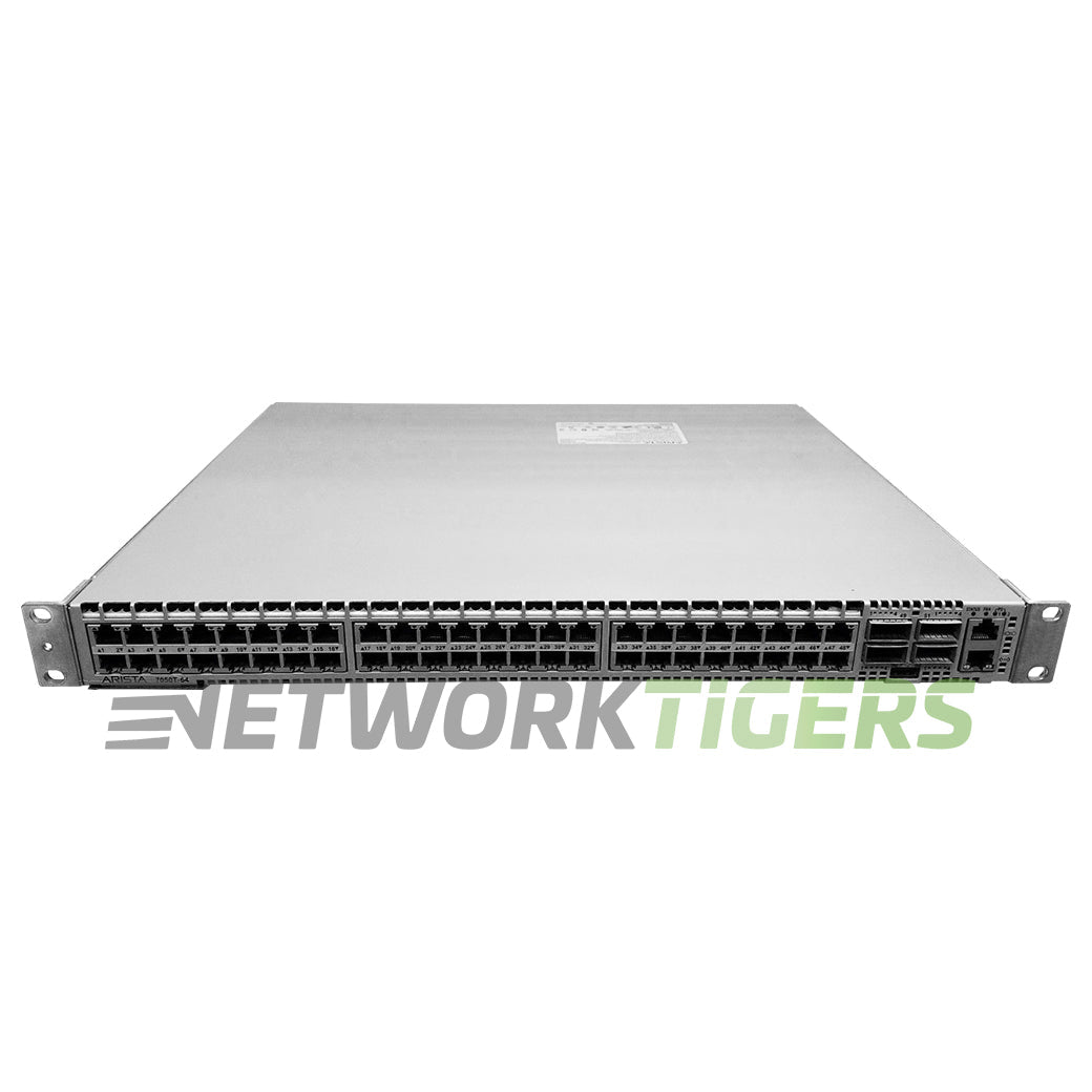 NEW Arista DCS-7050T-64-F 48x 10GB Copper 4x 40GB QSFP+ Front-to-Back Air Switch