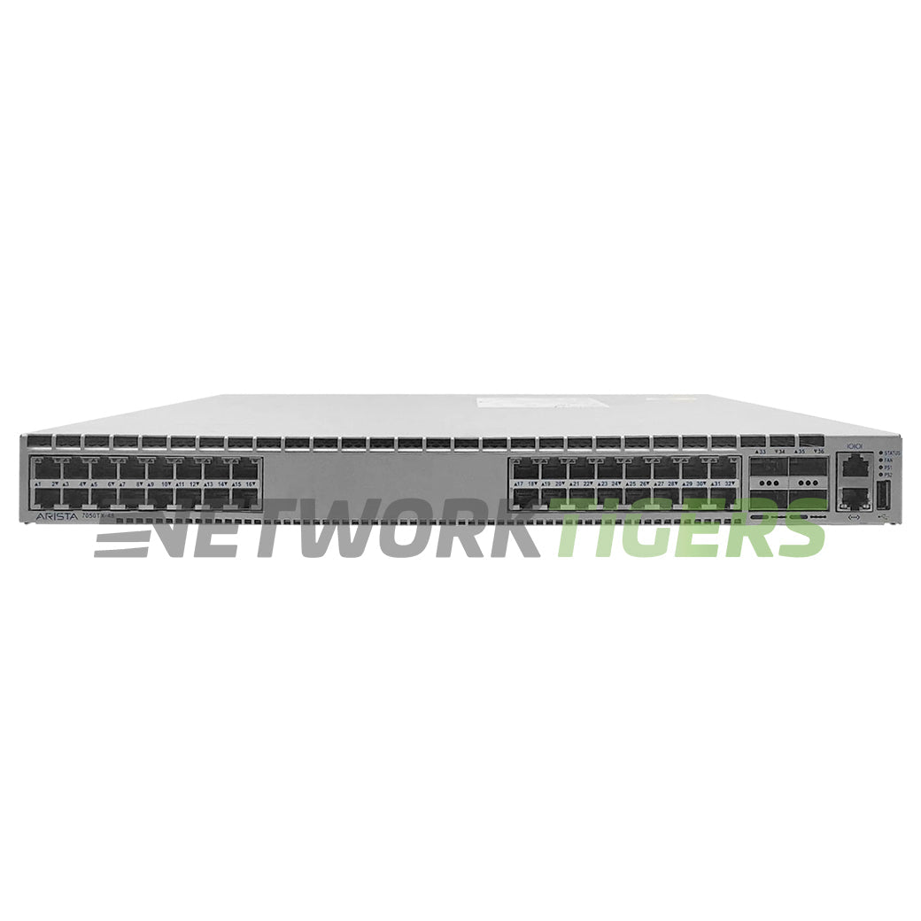 NEW Arista DCS-7050TX-48-F 32x 10GB Copper 4x 40GB QSFP+ F-B Airflow Switch