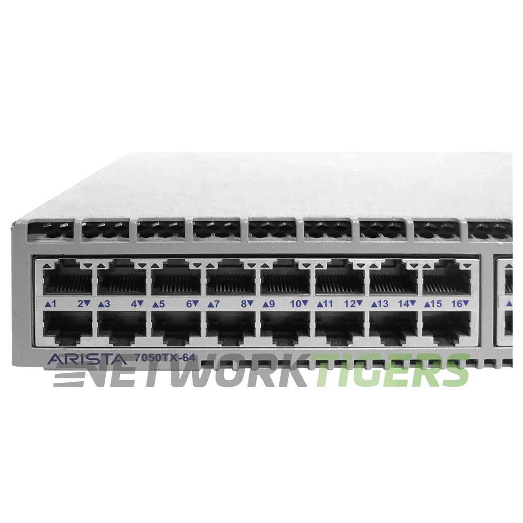 NEW Arista DCS-7050TX-64-F 48x 10GB Copper 4x 40GB QSFP+ F-B Air Switch