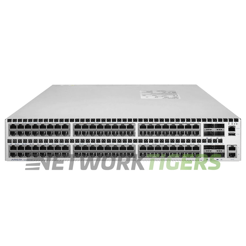 NEW Arista DCS-7050TX2-128-F 96x 10GB Copper 8x 40GB QSFP+ F-B Airflow Switch