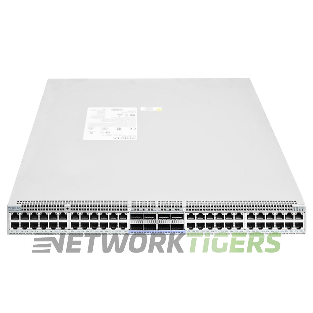 NEW Arista DCS-7050TX3-48C8-F 48x 10GB RJ45 8x 100GB QSFP100 F-B Air Switch