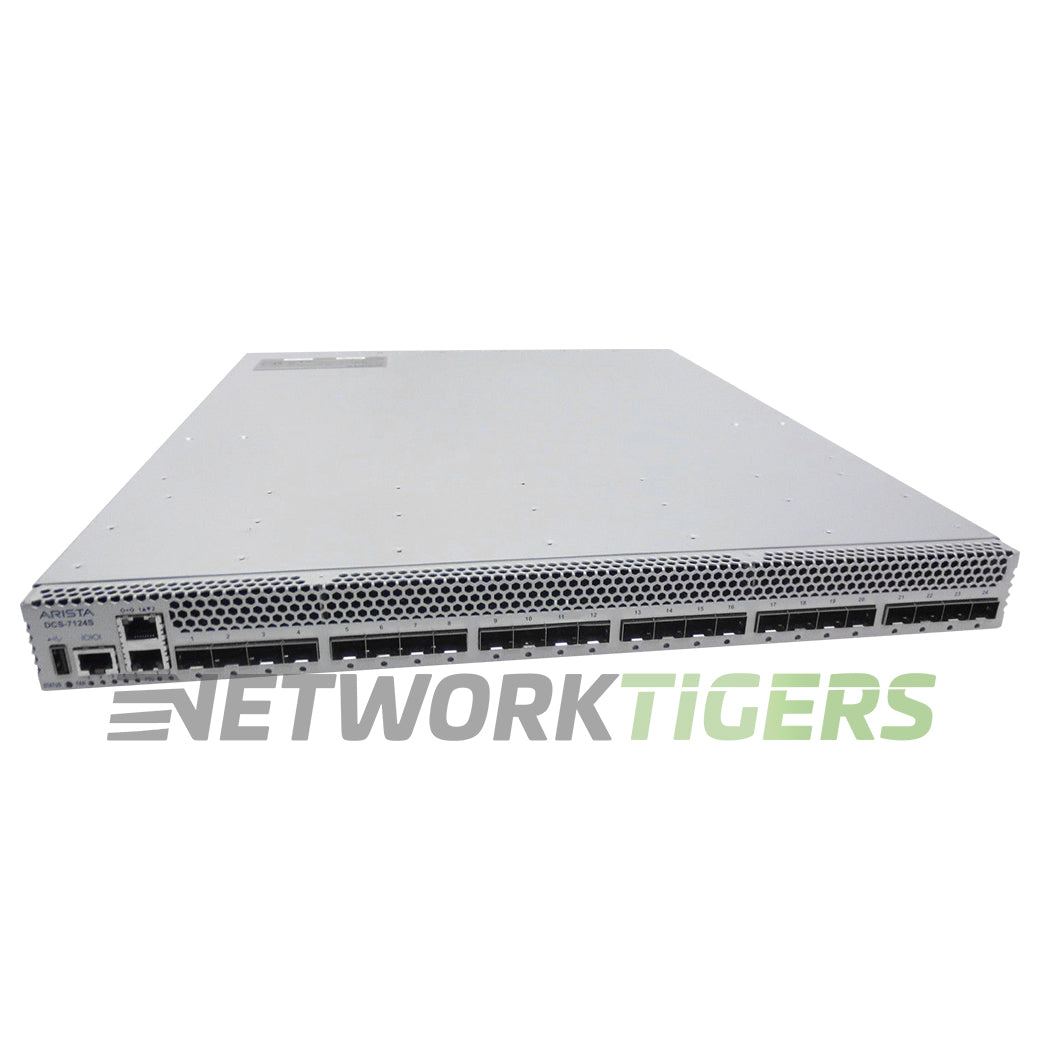 NEW Arista DCS-7124S-F 7100 Series 24x 10GB SFP+ Front-to-Back Airflow Switch
