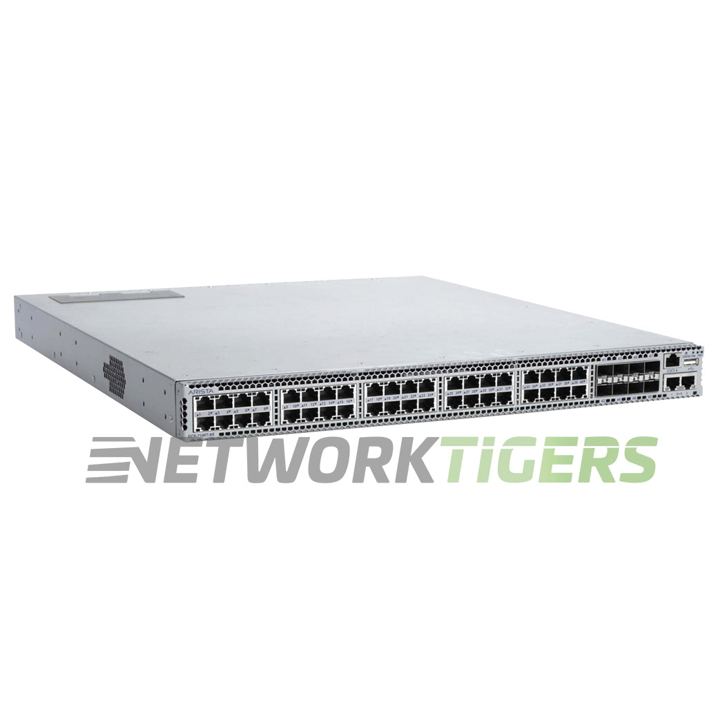Arista DCS-7140T-8S-R 40x 10GB Copper 8x 10GB SFP+ Back-to-Front Airflow Switch