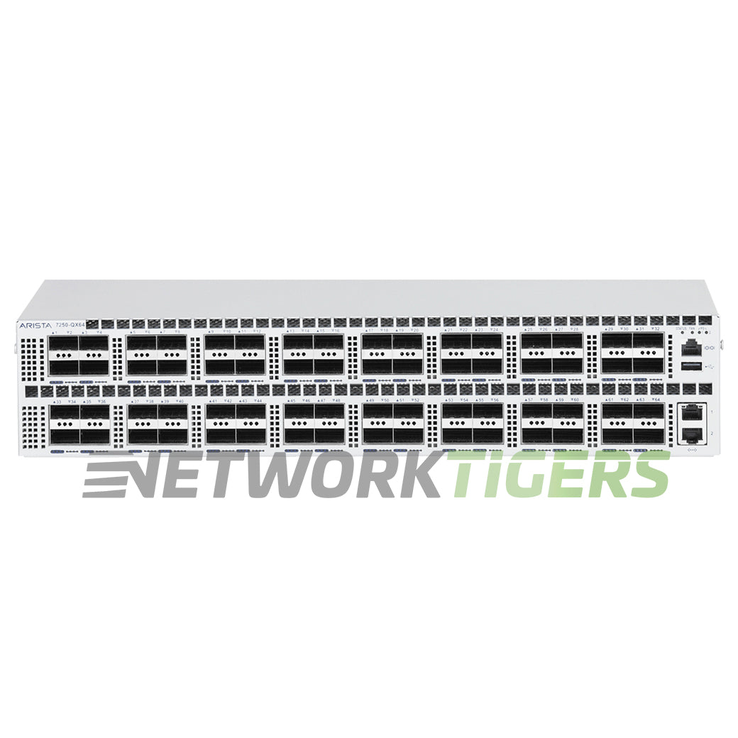 NEW Arista DCS-7250QX-64-F 64x 40GB QSFP+ Front-to-Back Airflow Switch