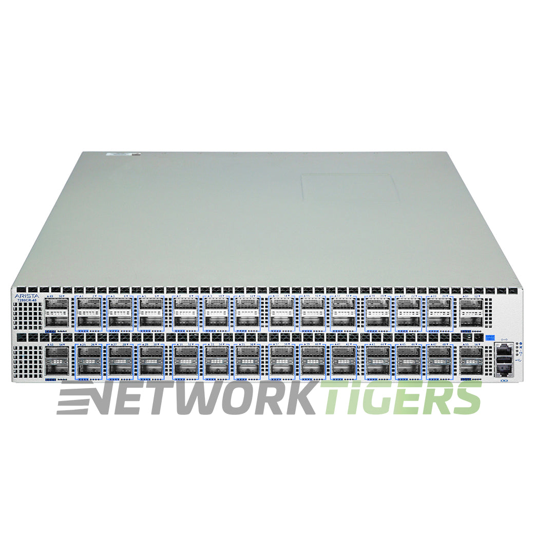 Arista DCS-7280CR-48-DC-F 48x 100G QSFP100 8x 40G QSFP+ F-R Airflow (DC) Switch