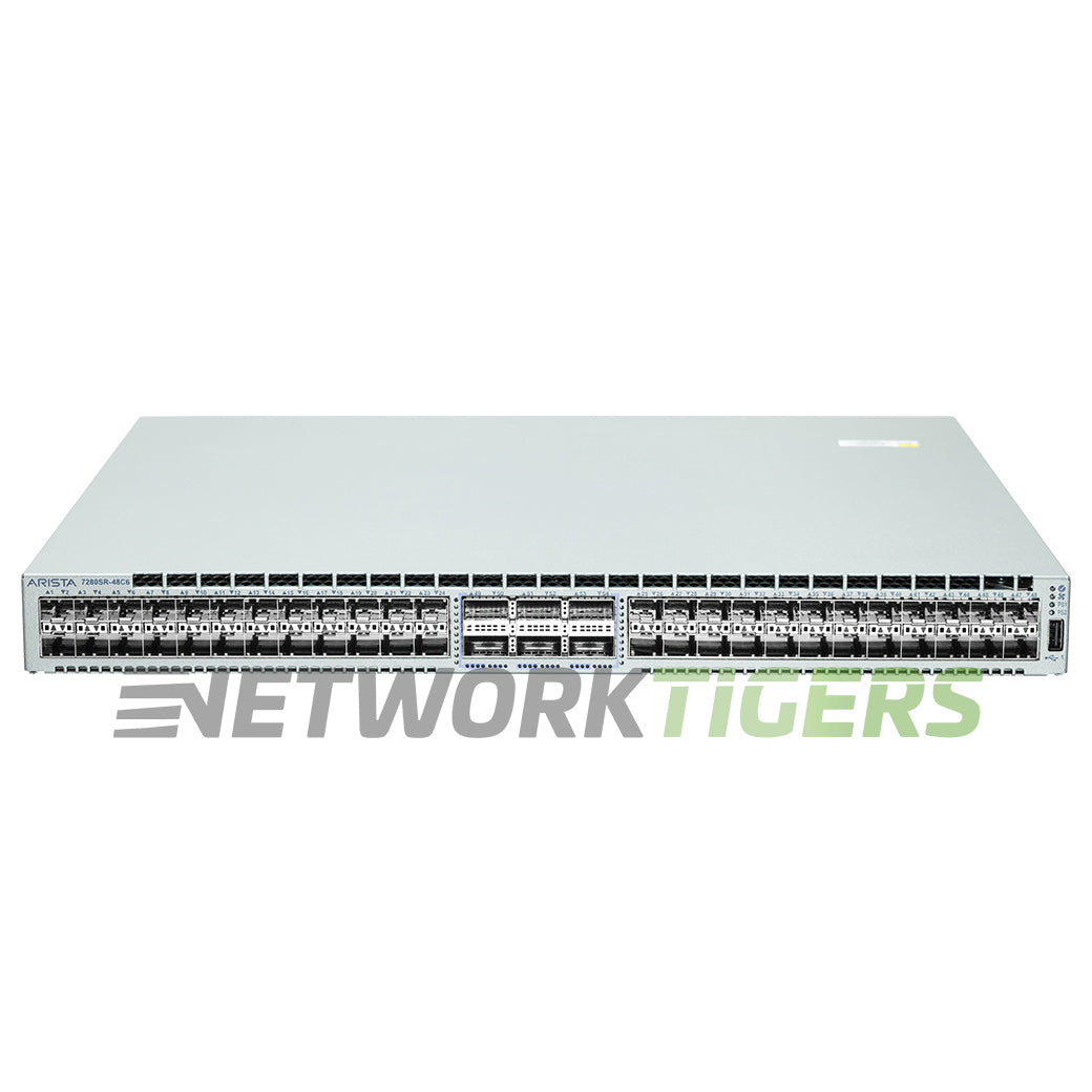 NEW Arista DCS-7280SR-48C6-M-F 48x 10GB SFP+ 6x 100GB QSFP F-B Airflow Switch