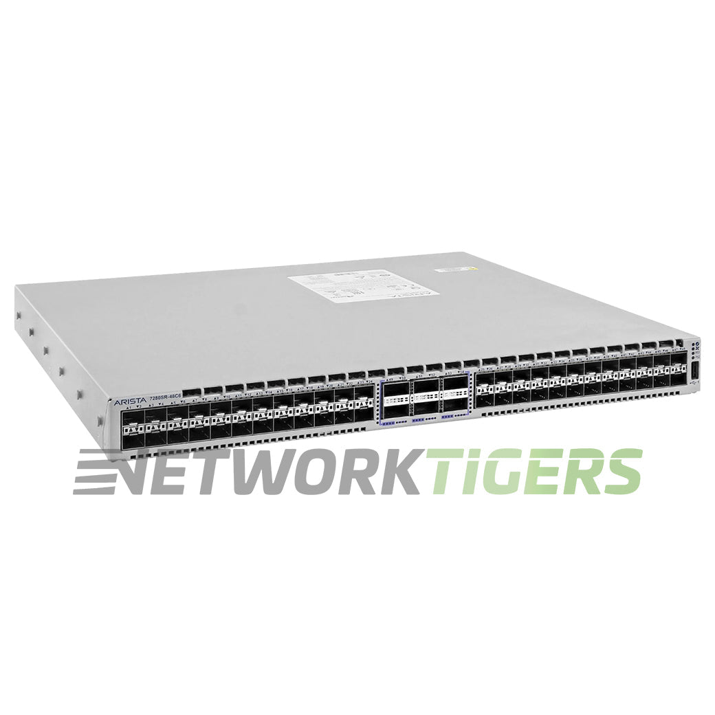 NEW Arista DCS-7280SRA-48C6-F 7280R 48x 10G SFP+ 6x 100G QSFP F-B Air Switch