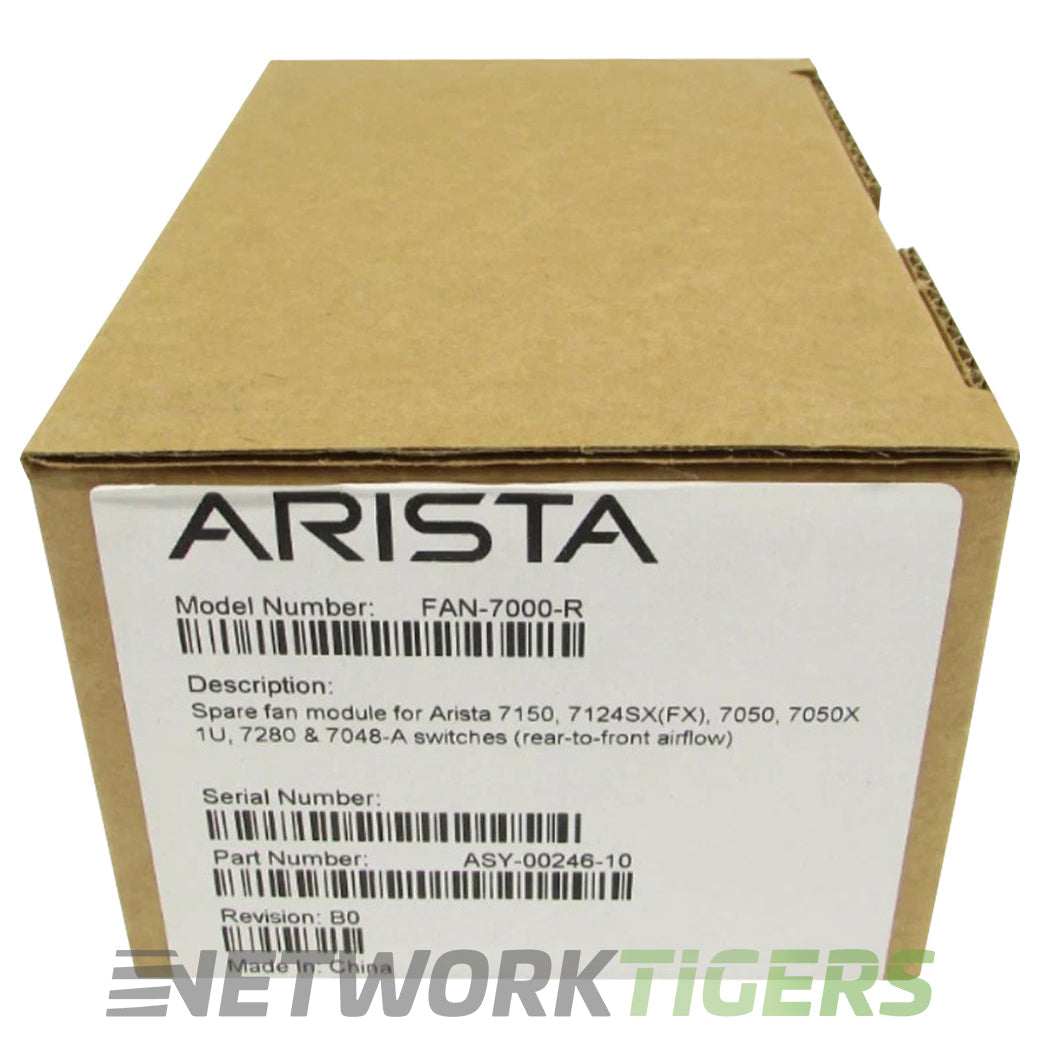 NEW Arista FAN-7000-R 7280E Series B-F Airflow (Blue) Switch Fan Module