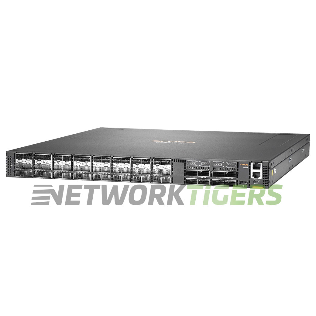 NEW HPE Aruba JL624A 48x 25GB SFP28 8x 100GB QSFP28 Front-to-Back Airflow Switch