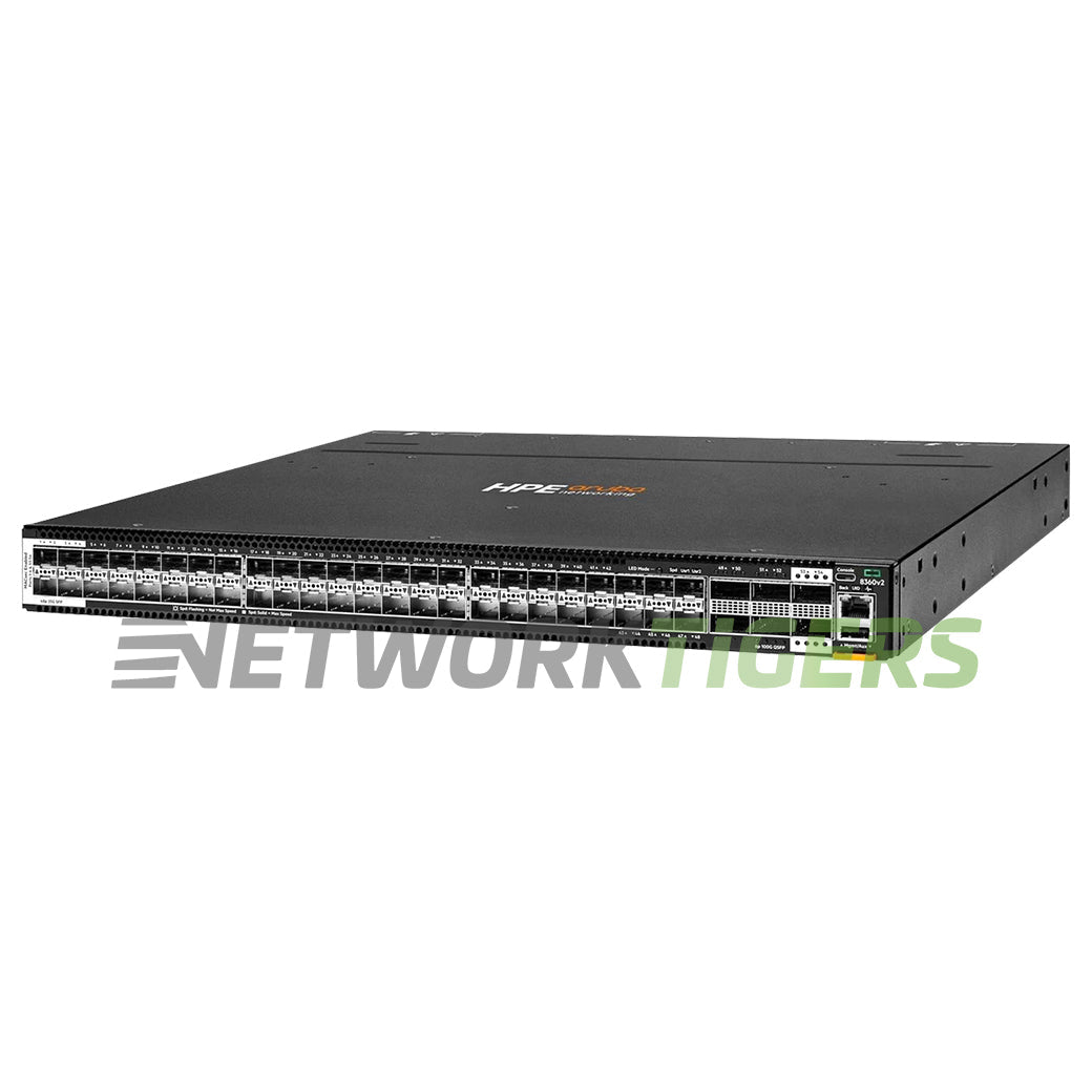 NEW HPE Aruba JL704C 44x 25GB SFP28 6x 100GB QSFP28 F-B Airflow Switch w/ MACsec