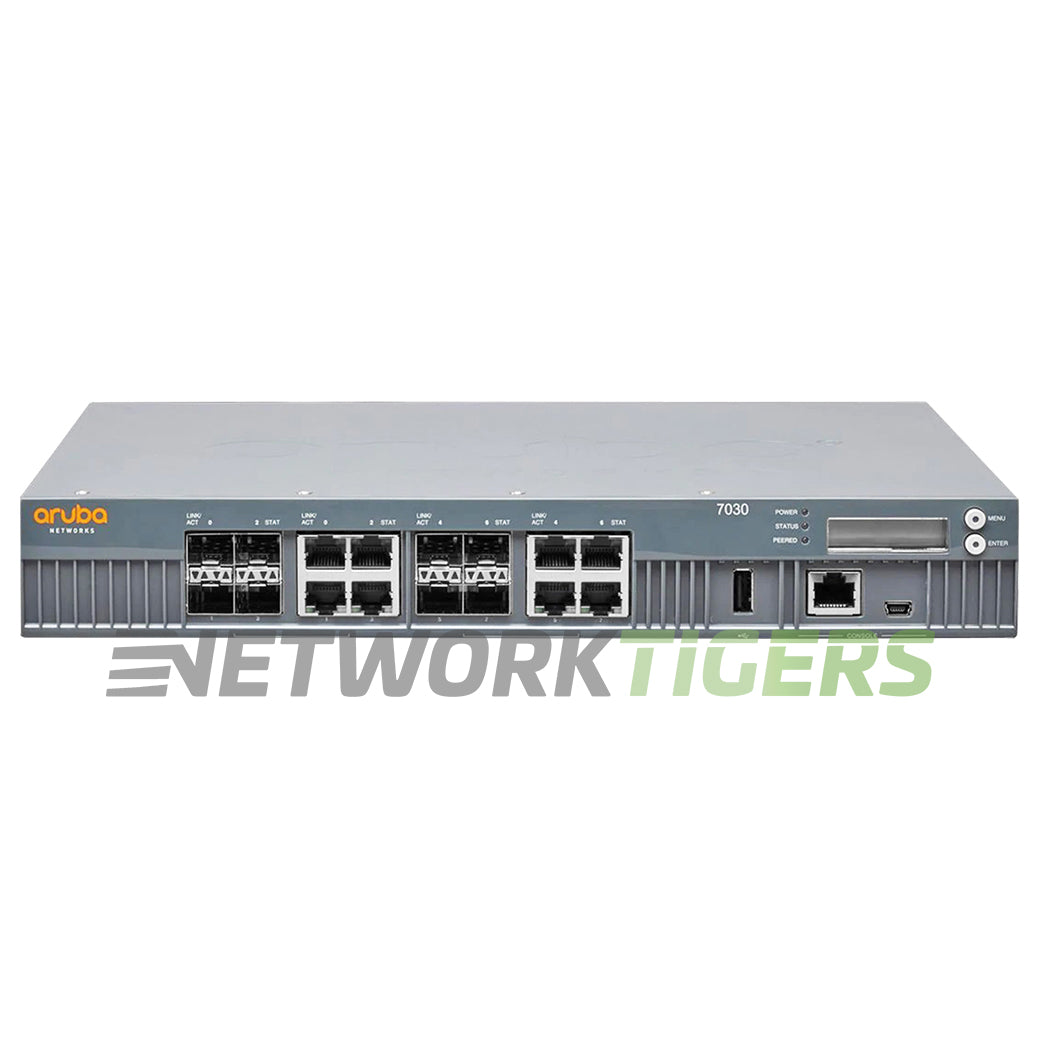 NEW HPE Aruba JW687A 7030 (US) 8x 1GB Combo Controller for 64x Access Points
