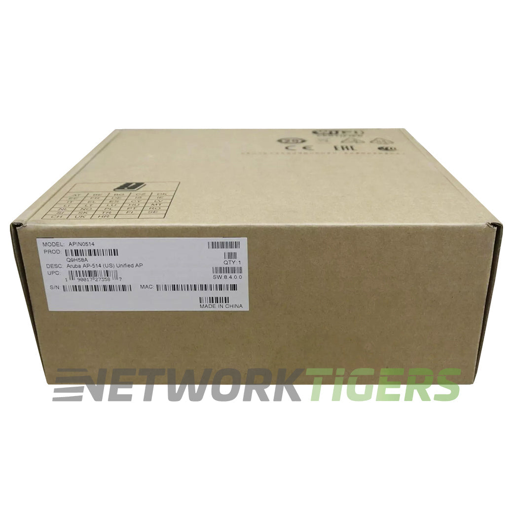 NEW HPE Aruba AP-514 Q9H58A US Wi-Fi 6 802.11ax External Antenna Wireless AP