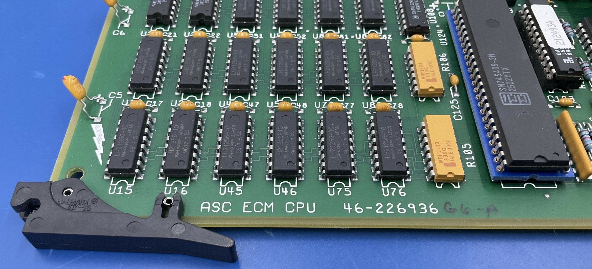 ASC ECM CPU Board W/Flash AUX Memory (46-226936G6-A/46-321380G1-B) GE