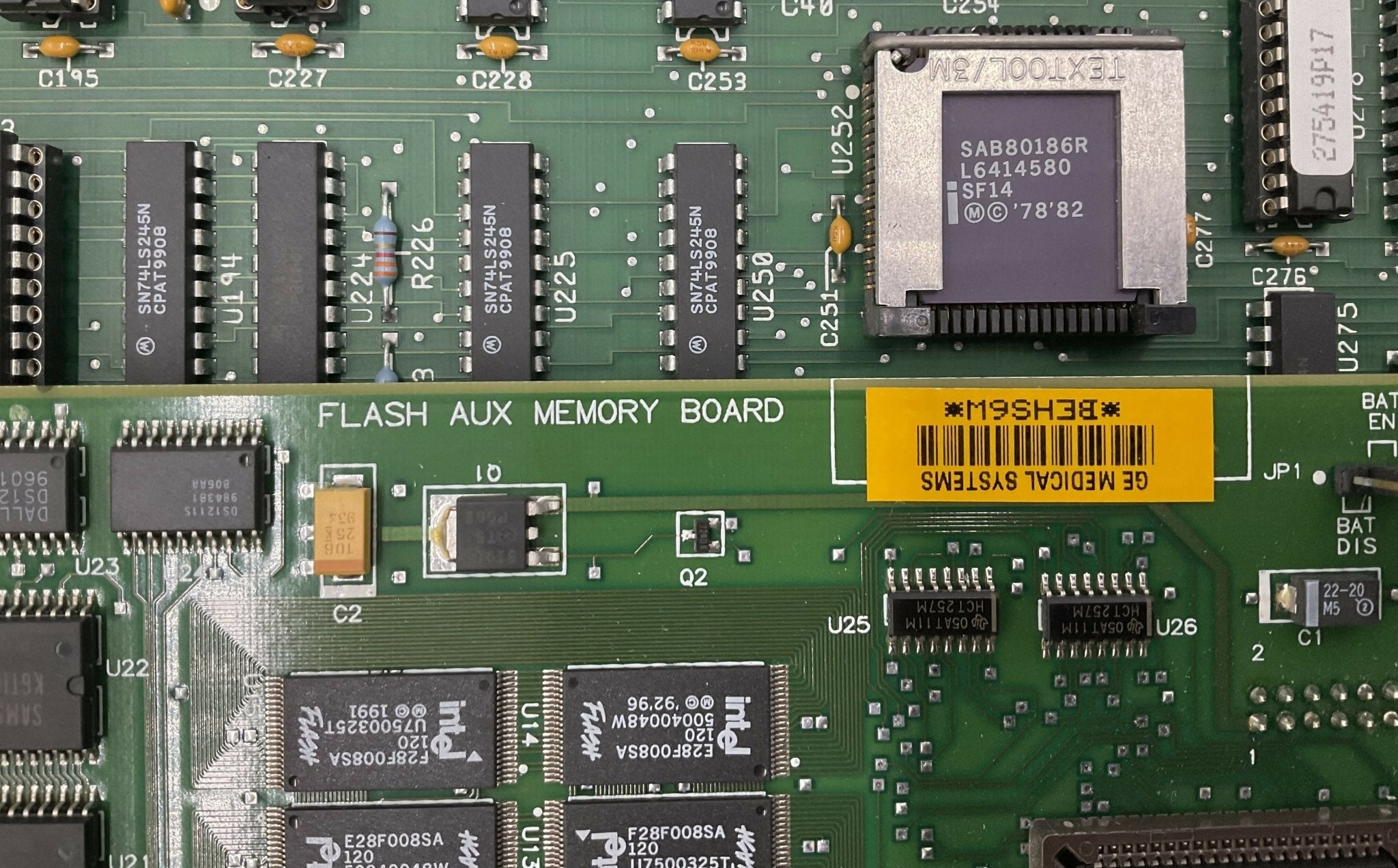 ASC ECM CPU Board W/Flash AUX Memory (46-226936G6-A/46-321380G1-B) GE