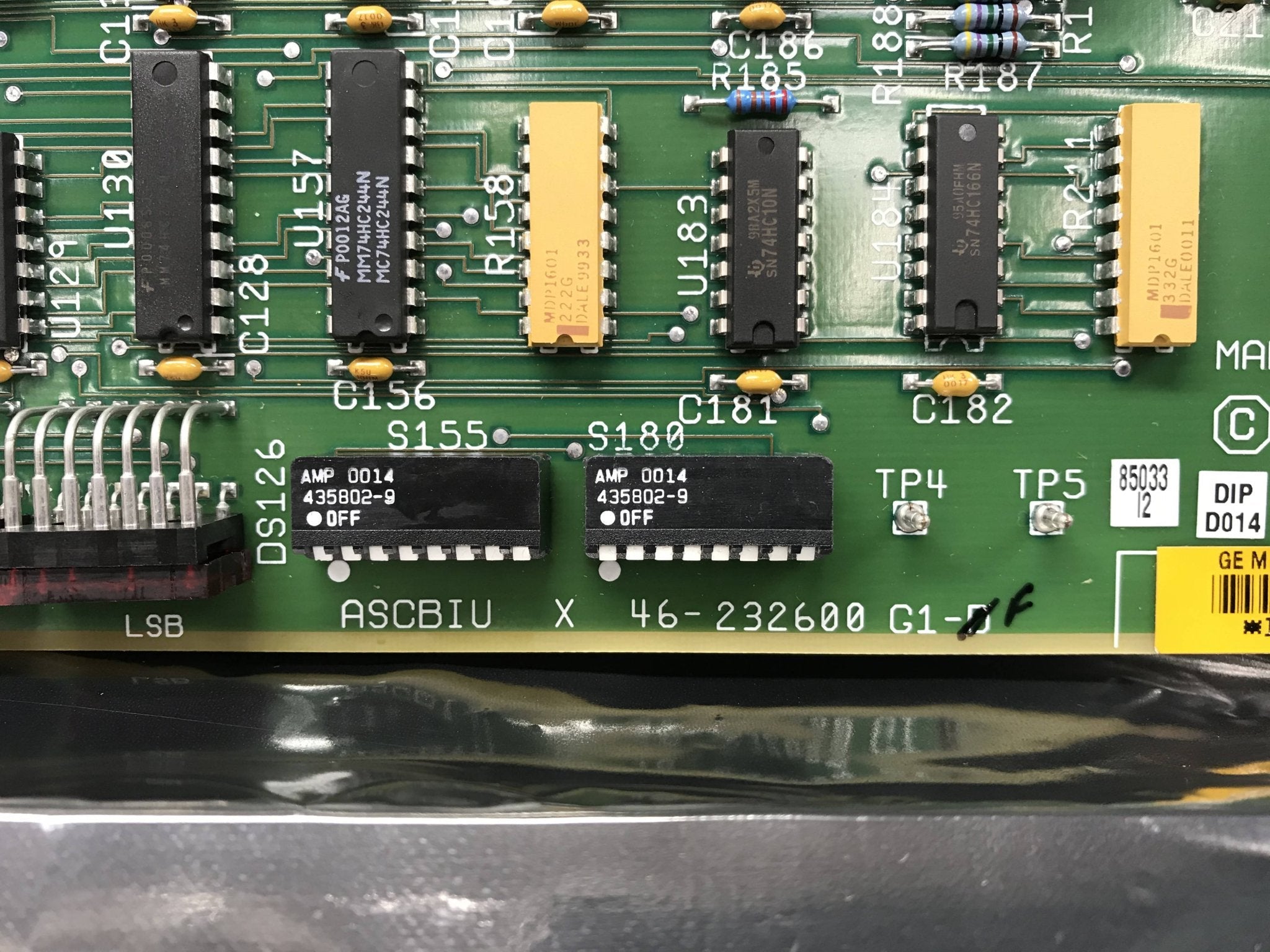 ASCBIU Board (46-232600 G1-F) GE Advantx