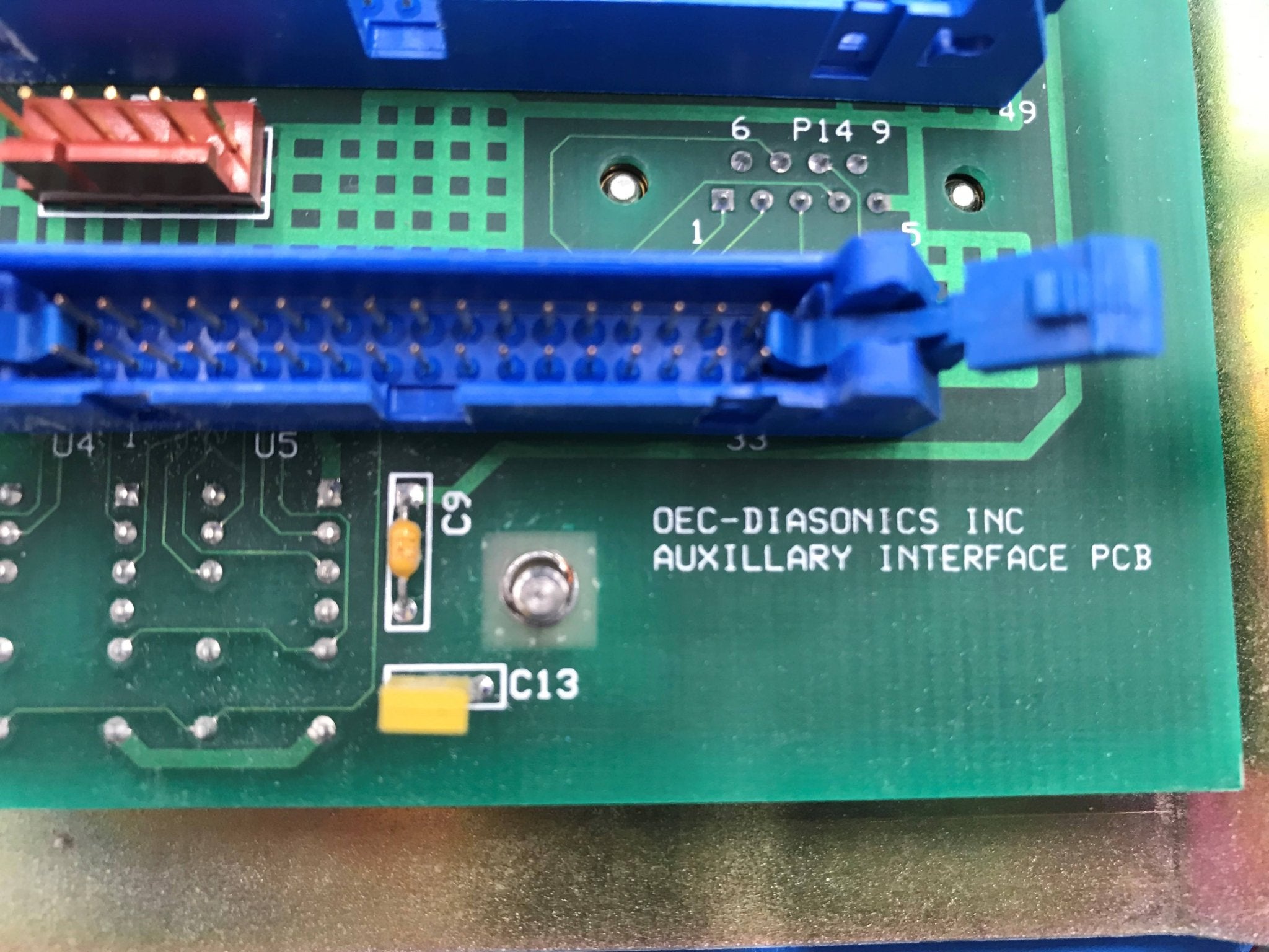 Auxiliary interface PCB (00-873588-02) OEC