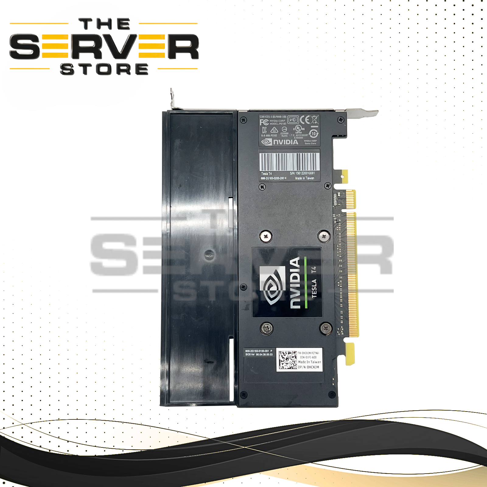 Dell Nvidia Tesla T4 Turing 16GB GDDR6 2560 Cuda Cores PCIe x16 GPU 0HCKJM HCKJM