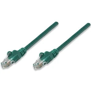 Intellinet Network Solutions Cat5e UTP Network Patch Cable, 5 ft (1.5 m), Green