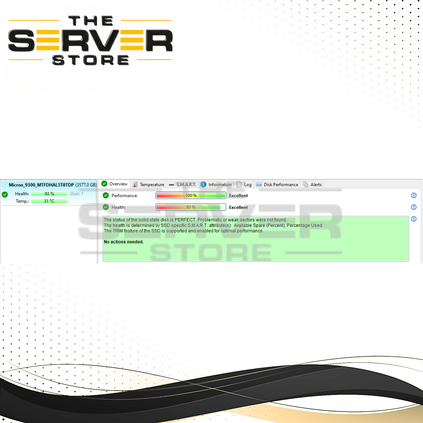 Micron 3.84TB NVMe U.2 PCIe Gen 3.0 x4 RI 2.5" SSD 9300 Pro Series MTFDHAL3T8TDP with HPE ProLiant SFF SC Tray